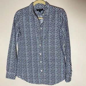 Long Sleeve Button Down  Print shirt